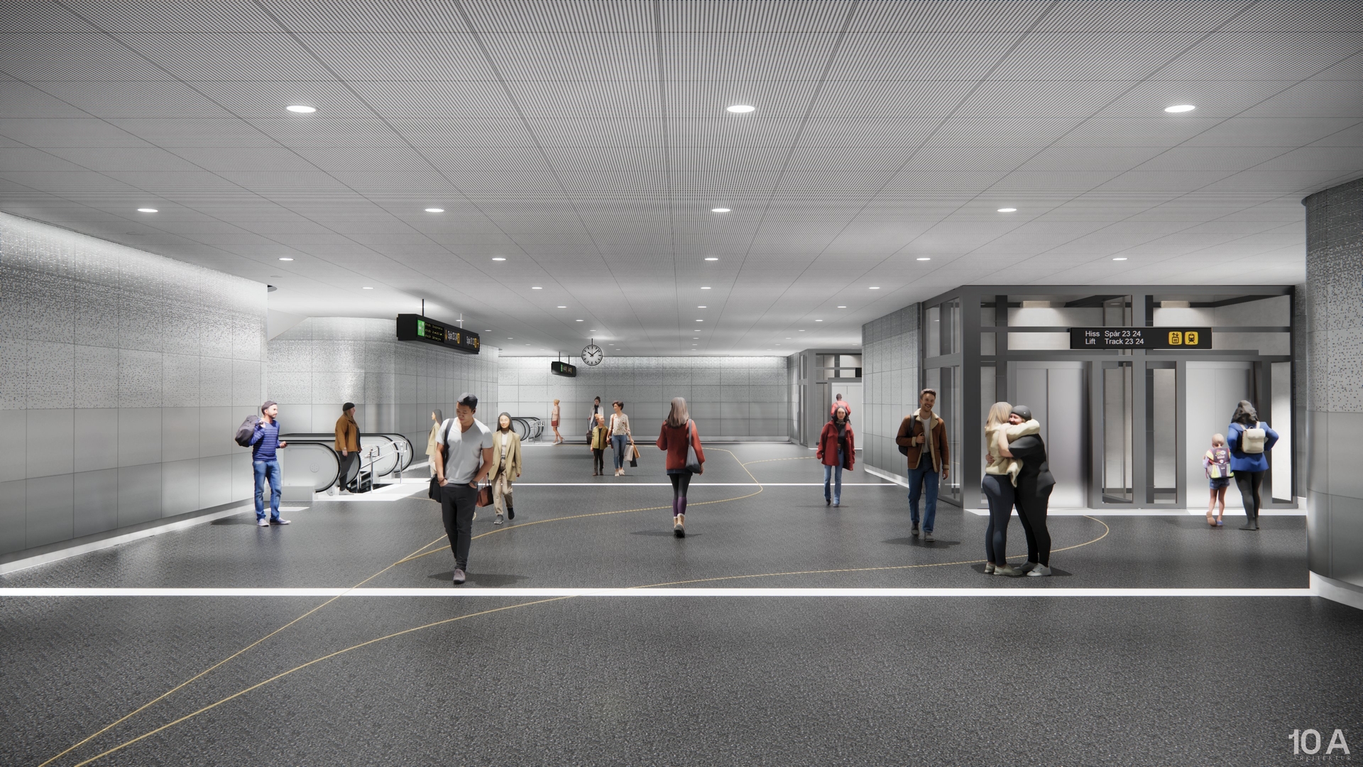 Haga Station is a new underground rail station in central Gothenburg, forming part of the West Link project to improve rail capacity and regional connectivity